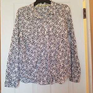 Crown and Ivy Bicycle Shirt.